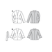 Burda Sewing Pattern 6100 Jacket from Jaycotts Sewing Supplies