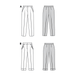 Burda Sewing Pattern 6101 Trousers from Jaycotts Sewing Supplies