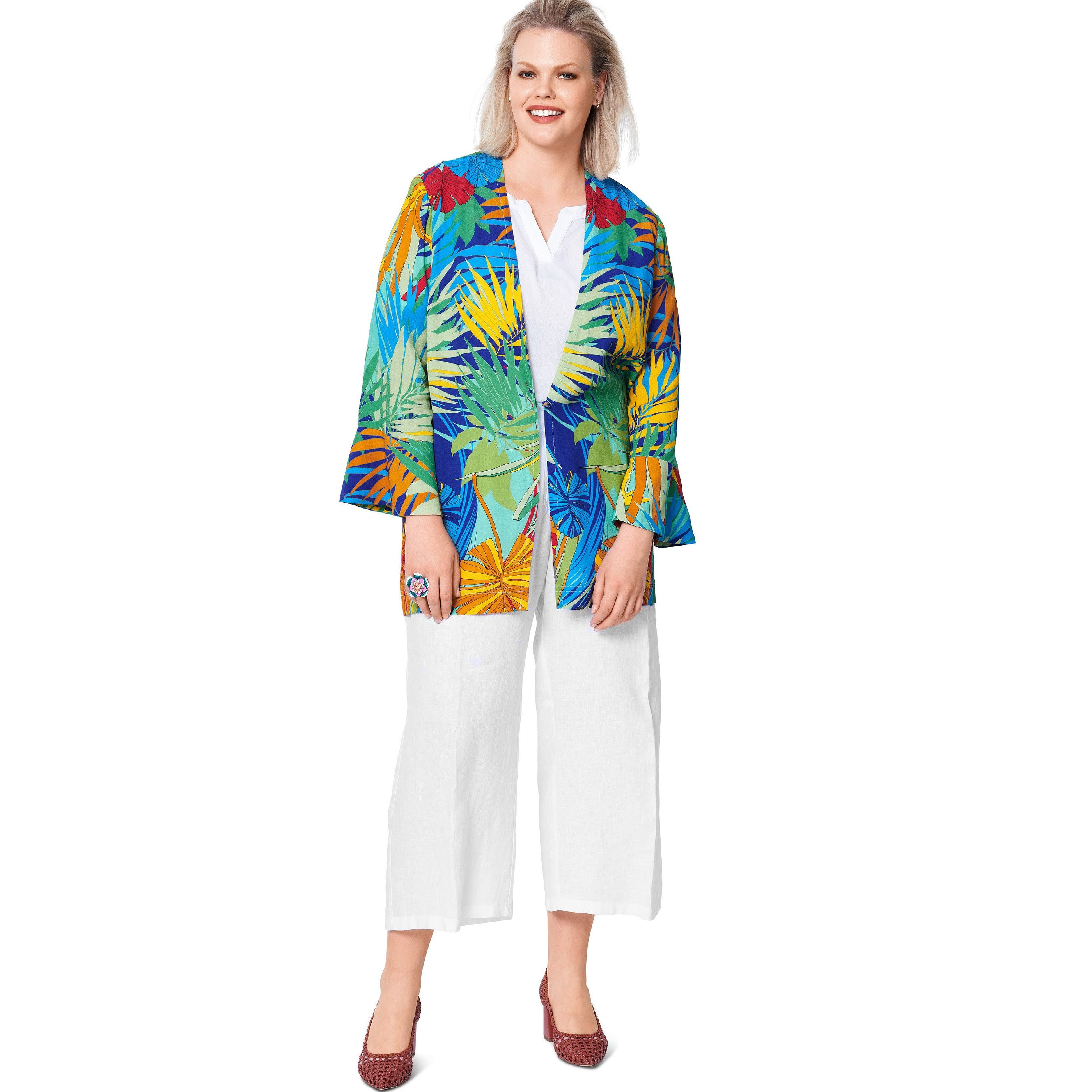 6107 Postcode Burda Style Sewing Pattern Number 6107 Women's Blouson Jacket ...