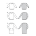 Burda Sewing Pattern 6109 Sweatshirt from Jaycotts Sewing Supplies