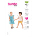 Burda Sewing Pattern 9281 Children's Top and Dress from Jaycotts Sewing Supplies