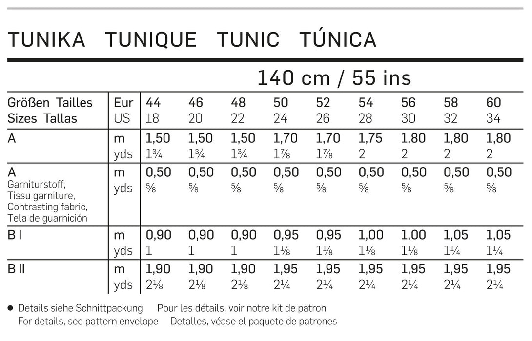 BD6786 Misses Tunic | Easy from Jaycotts Sewing Supplies