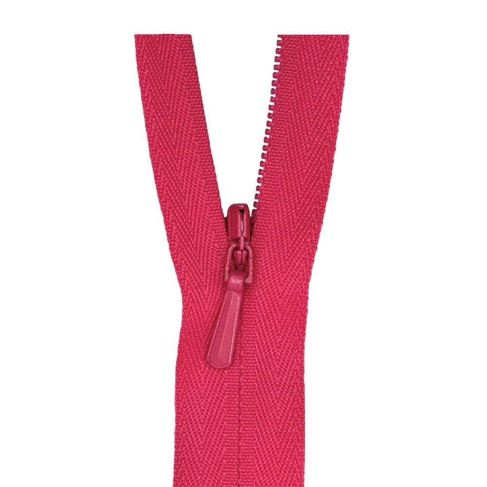 YKK Concealed Zip Hot Pink from Jaycotts Sewing Supplies