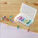 Box of 50 Mini Wonder Clips by Clover assorted colours from Jaycotts Sewing Supplies