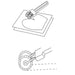 Marking with the Clover Double Tracing Wheel from Jaycotts Sewing Supplies