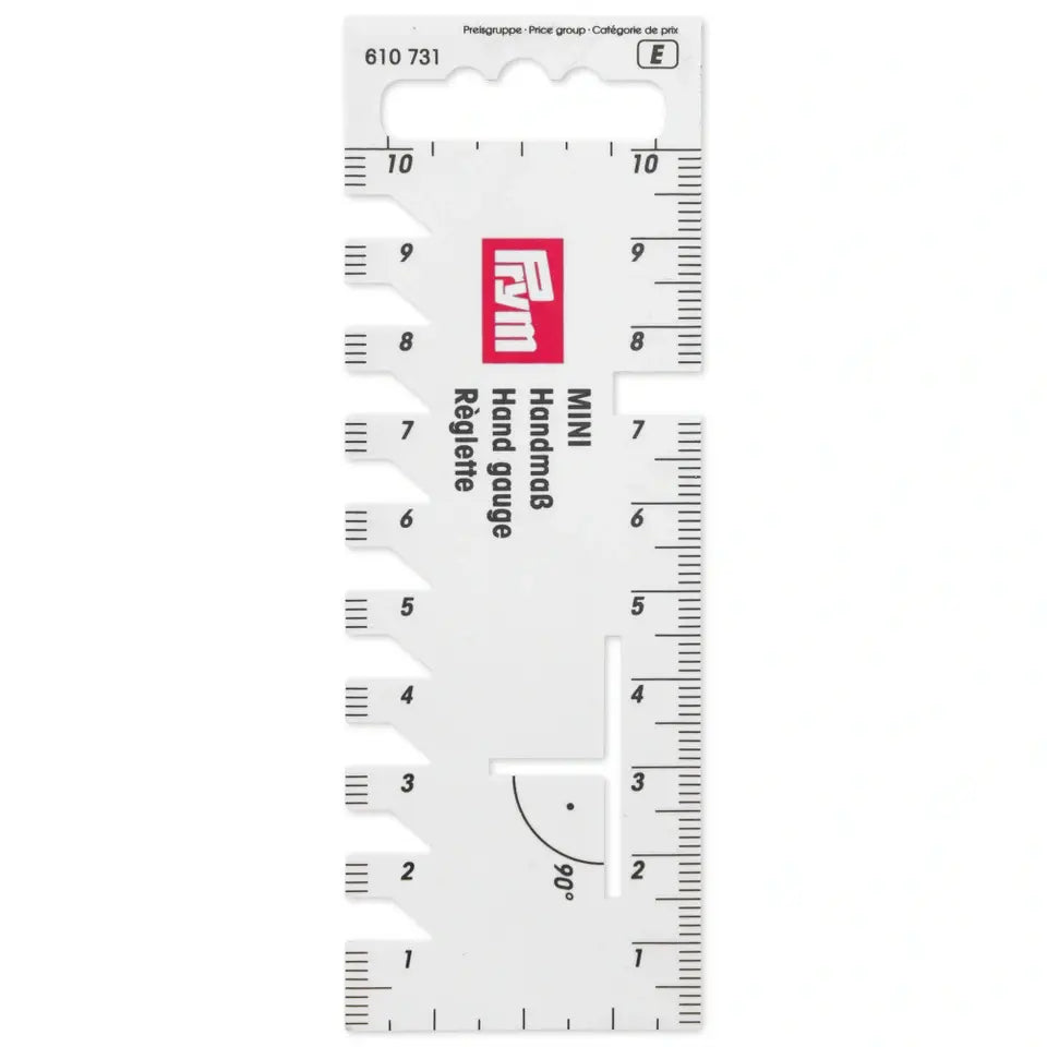 Prym hand gauge / ruler from Jaycotts Sewing Supplies