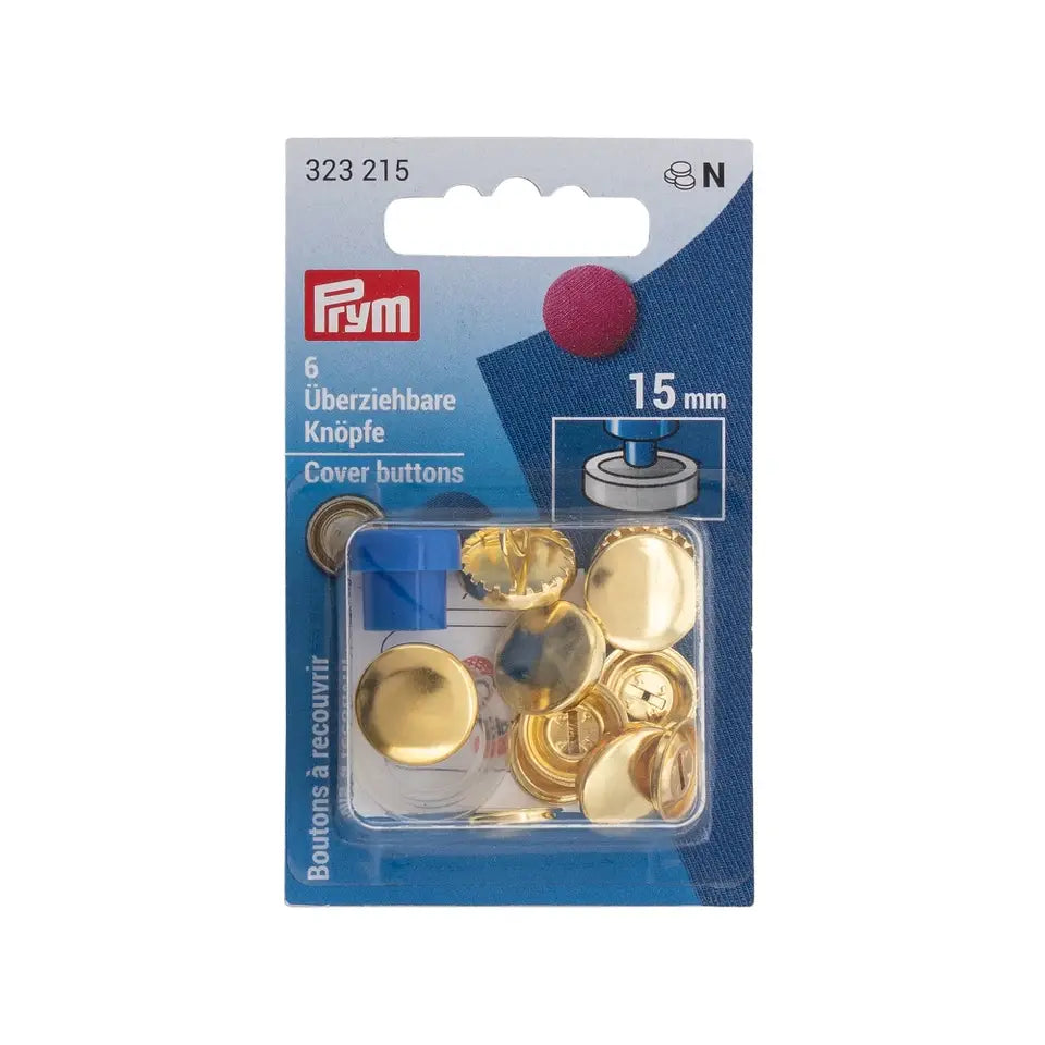 Prym Metal Cover Buttons with tool from Jaycotts Sewing Supplies