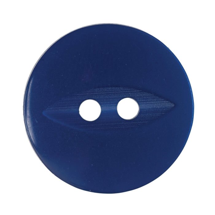 Blue Rag Button Royal Blue Buttons — jaycotts.co.uk - Sewing Supplies