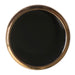 Buttons: Basic #12 Black (Gold Border) from Jaycotts Sewing Supplies