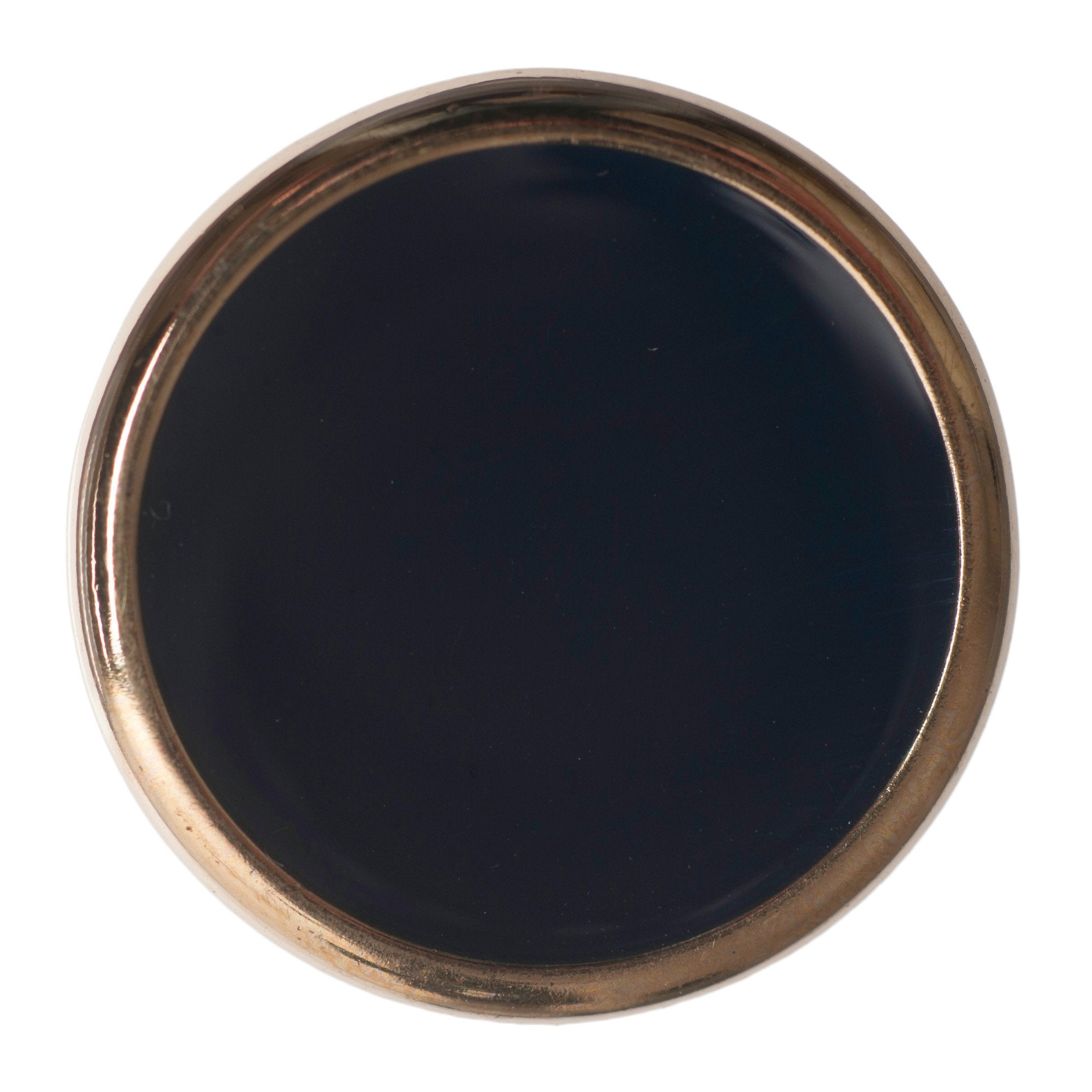 Buttons - Navy (Gold Border) from Jaycotts Sewing Supplies