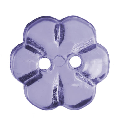 Buttons: Deco #07 Lavender - Flower Shape from Jaycotts Sewing Supplies