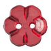 Buttons: Deco #07 Red - Flower Shape from Jaycotts Sewing Supplies