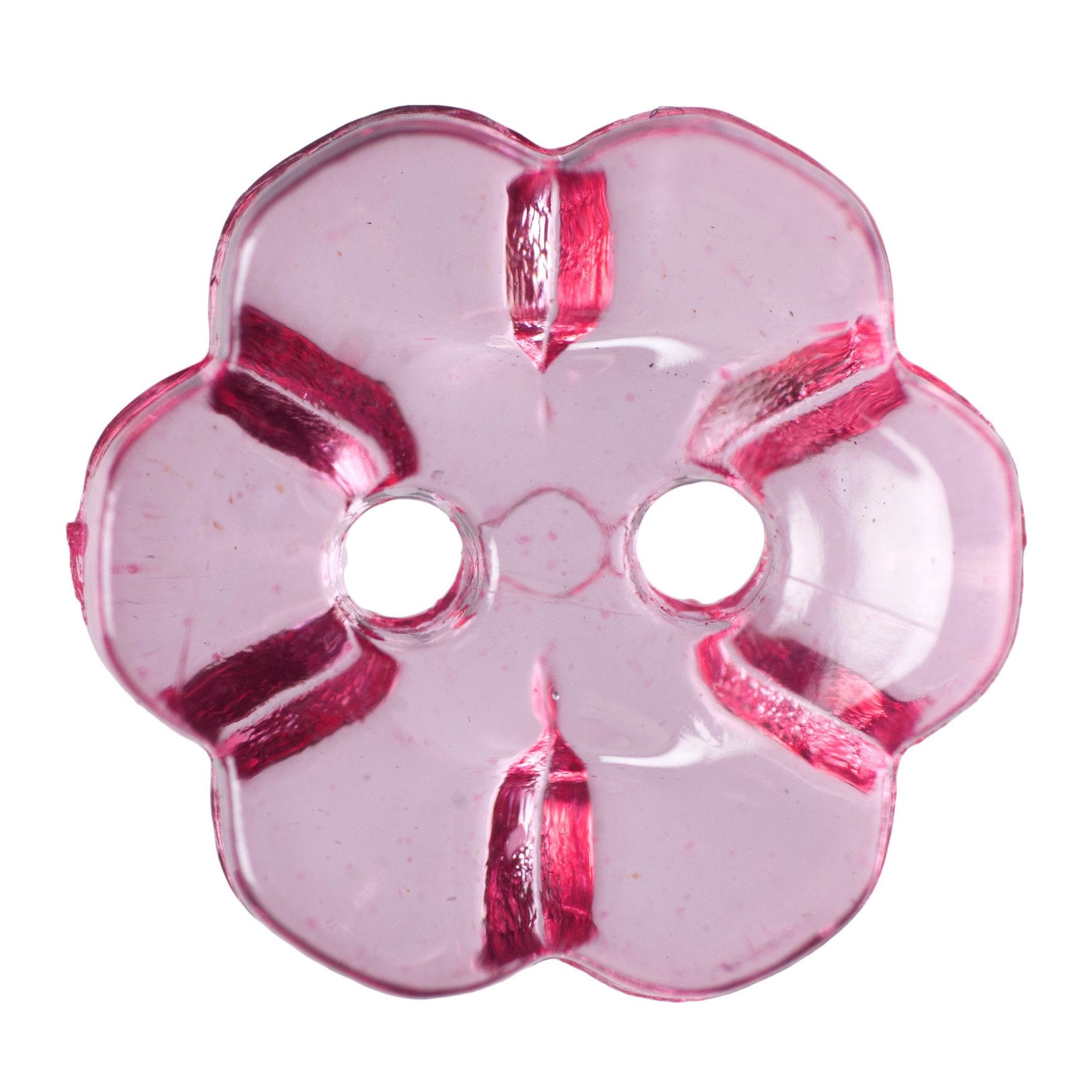 Buttons: Deco #07 Hot Pink - Flower Shape from Jaycotts Sewing Supplies