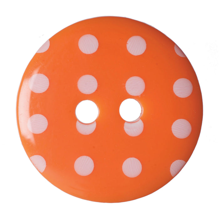 Orange Buttons with polka dots from Jaycotts Sewing Supplies