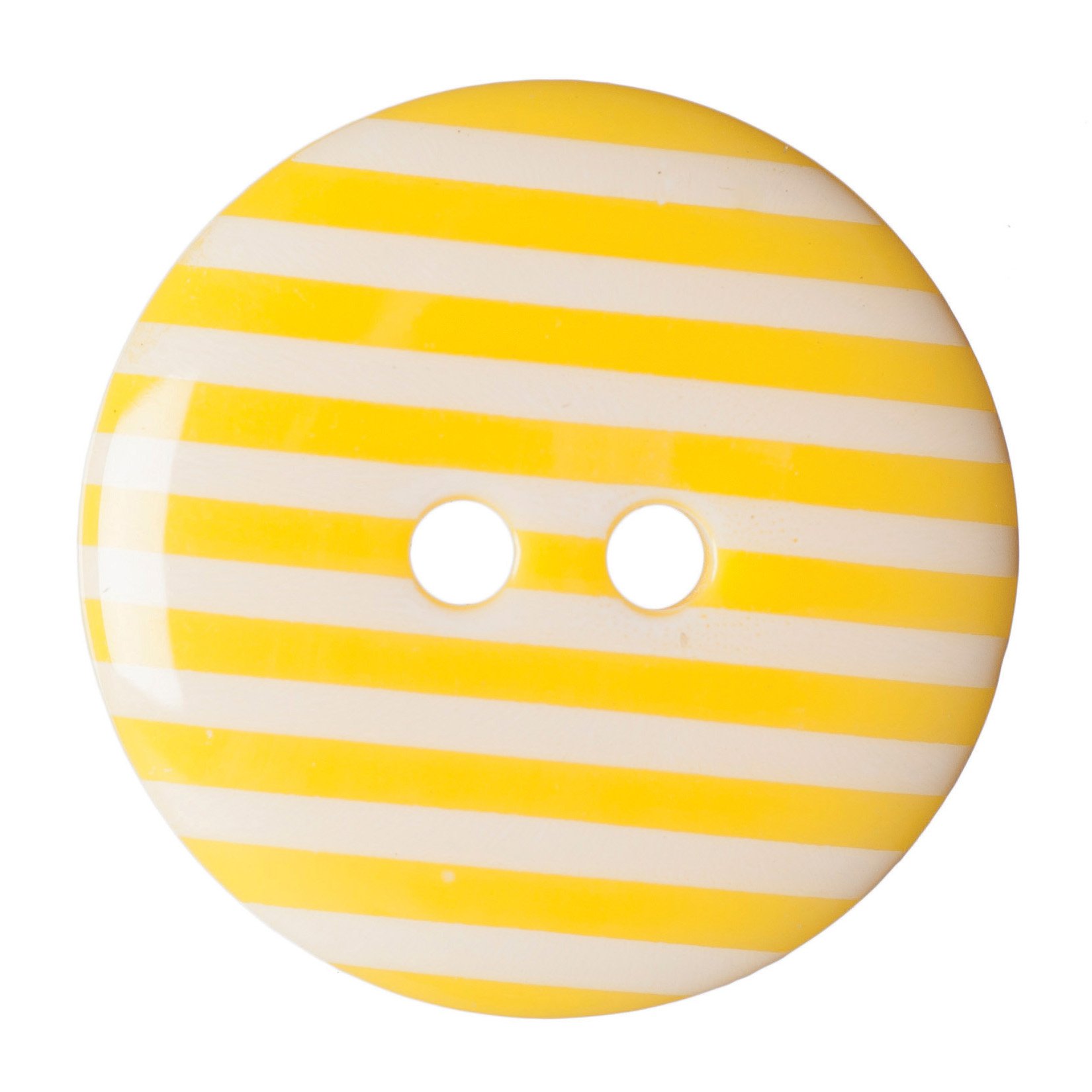 Yellow striped buttons pk of 3 from Jaycotts Sewing Supplies
