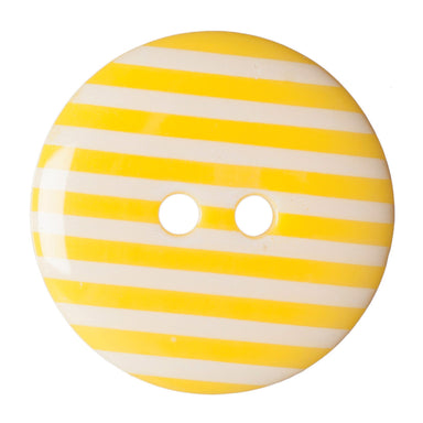 Yellow striped buttons pk of 3 from Jaycotts Sewing Supplies