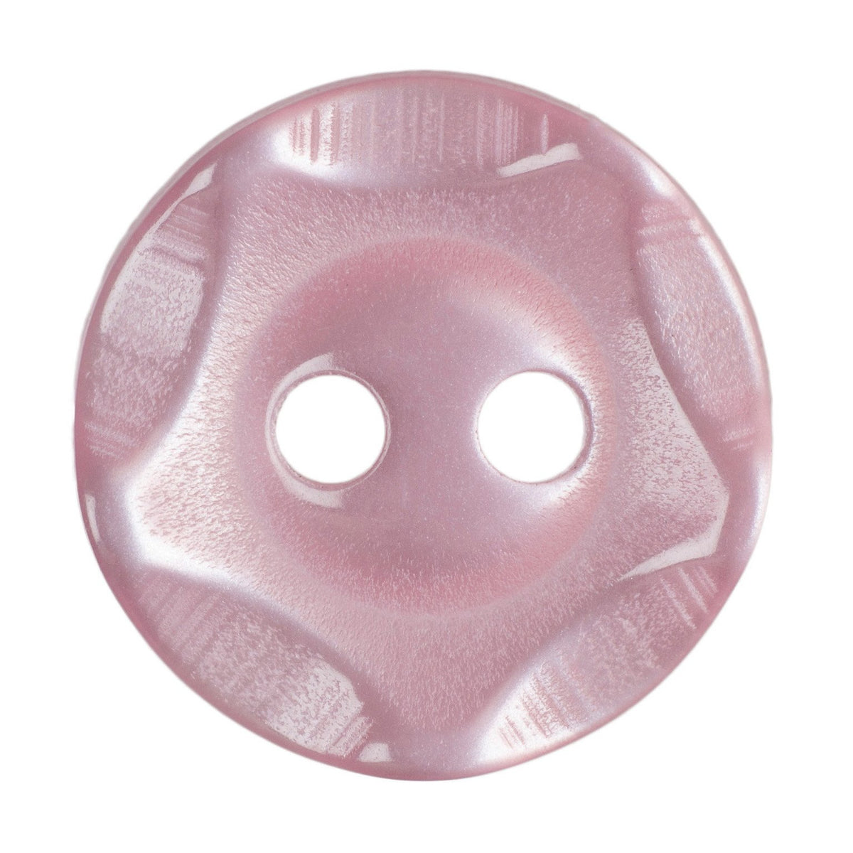 Bevelled Polyester Button Pink Bevelled Star Buttons — jaycotts.co.uk - Sewing Supplies