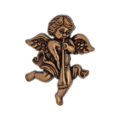 Buttons: Metal #6A Gold - Cherub from Jaycotts Sewing Supplies