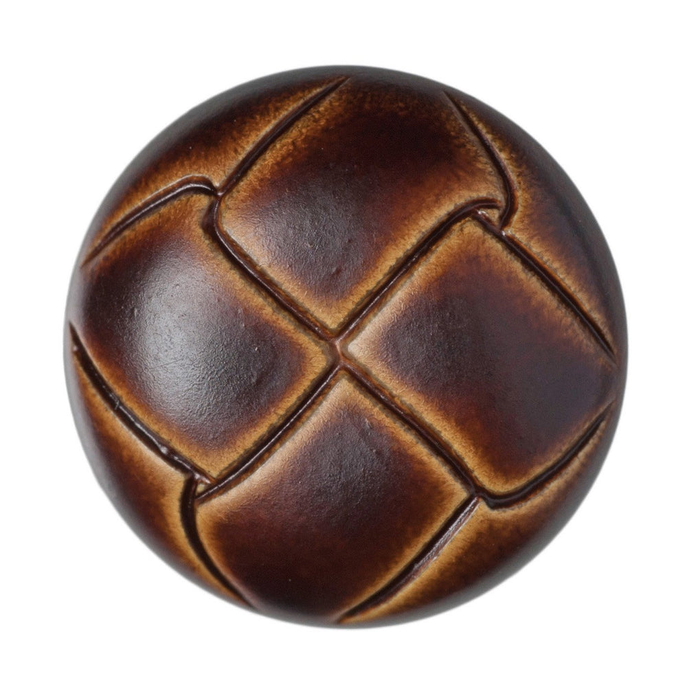 Buttons: Leather Look - Brown from Jaycotts Sewing Supplies