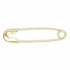 Small Brass Safety Pins | Value Pack of 200 from Jaycotts Sewing Supplies