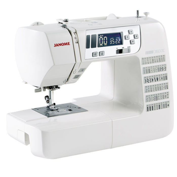 Janome 360DC sewing machine from Jaycotts Sewing Supplies