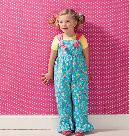 Kwik Sew 0135 Girls' Top, Pants & Overalls; Dolls' Top & Pants from Jaycotts Sewing Supplies