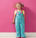 Kwik Sew 0135 Girls' Top, Pants & Overalls; Dolls' Top & Pants from Jaycotts Sewing Supplies