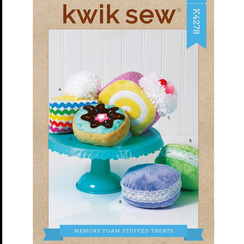 Kwik Sew 4278 Memory Foam Stuffed Treats sewing pattern from Jaycotts Sewing Supplies