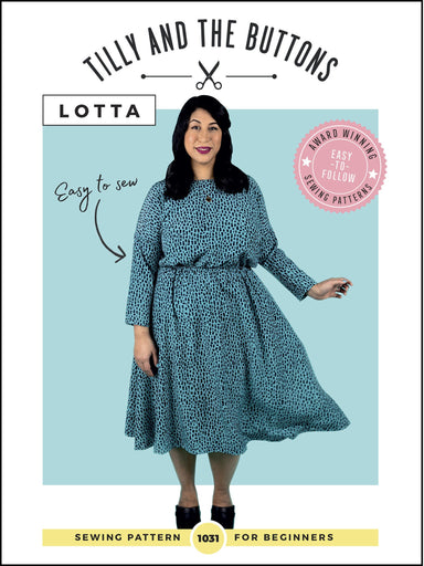 Tilly & The Buttons Lotta Dress Pattern from Jaycotts Sewing Supplies
