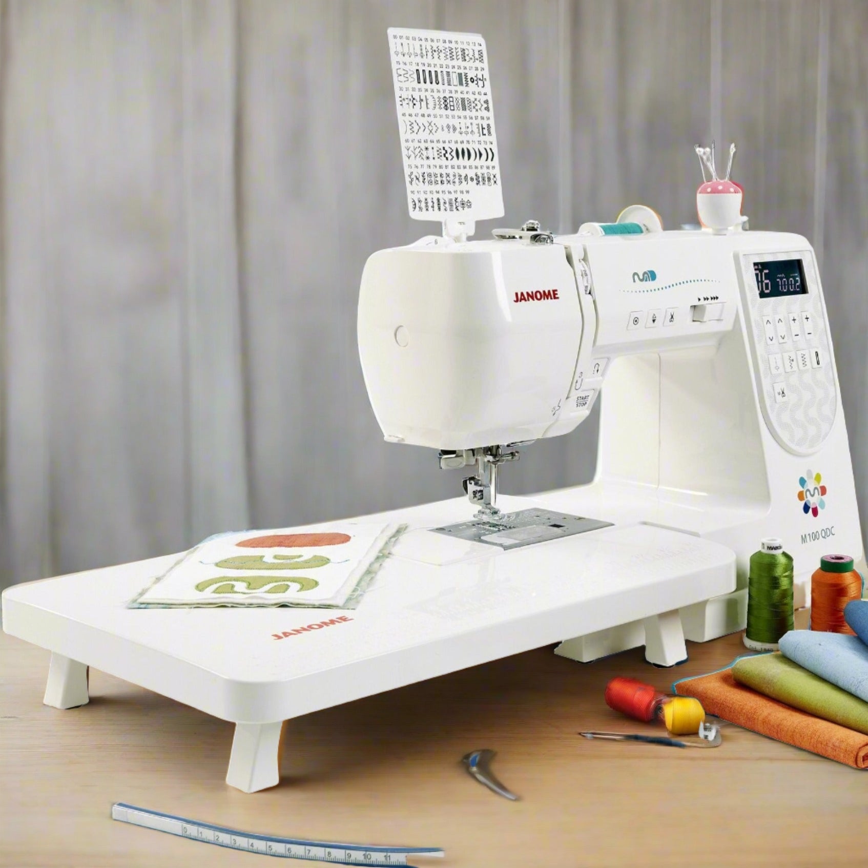 Janome Sewing Machine M100 QDC — jaycotts.co.uk Sewing Supplies