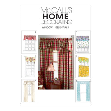 McCall's 4408 Window Essentials: Valances and Panels Pattern from Jaycotts Sewing Supplies