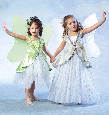 M4887 Girls' Fairy Costumes from Jaycotts Sewing Supplies