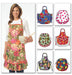 M5284 Aprons by 6 Great Looks One Easy Pattern from Jaycotts Sewing Supplies