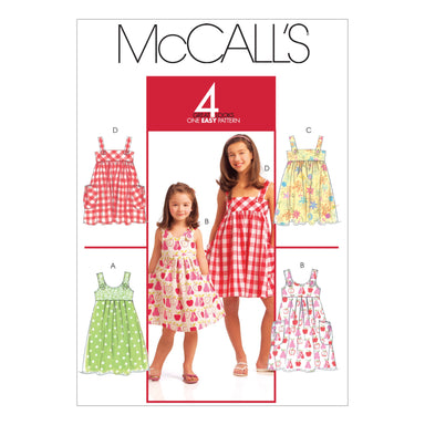 McCall's 5613 Girls' Dresses Pattern from Jaycotts Sewing Supplies