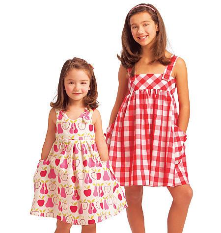 M5613 Girls' Dresses from Jaycotts Sewing Supplies