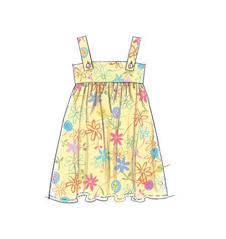 M5613 Girls' Dresses from Jaycotts Sewing Supplies