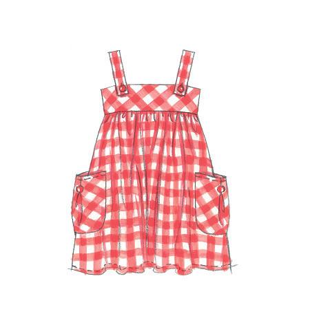 M5613 Girls' Dresses from Jaycotts Sewing Supplies