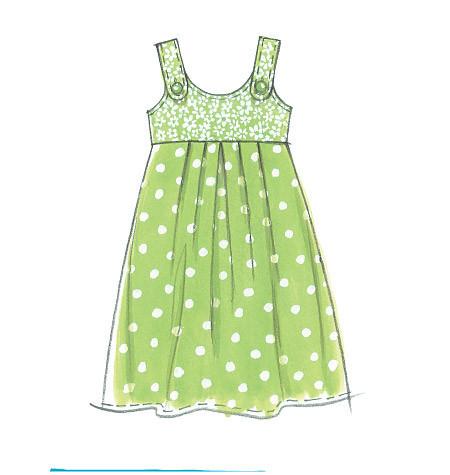 M5613 Girls' Dresses from Jaycotts Sewing Supplies