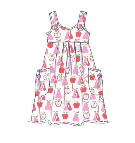 M5613 Girls' Dresses from Jaycotts Sewing Supplies