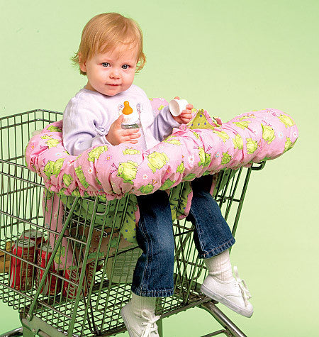 M5721 3-In-1 portable shopping cart / high chair cover from Jaycotts Sewing Supplies