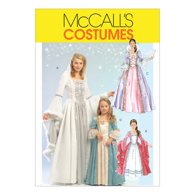 McCall's 5731 Misses'/Girls' Princess Costumes Pattern from Jaycotts Sewing Supplies