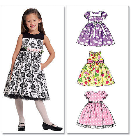 M5793 Girls' Lined Dresses from Jaycotts Sewing Supplies