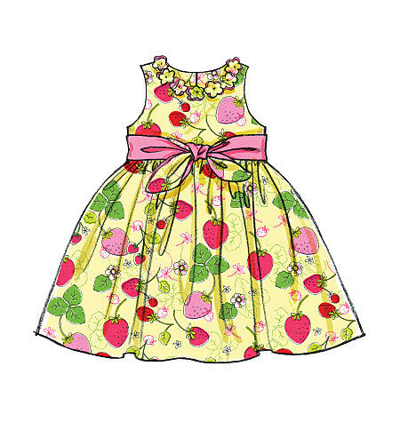 M5793 Girls' Lined Dresses from Jaycotts Sewing Supplies