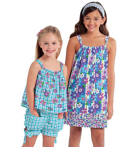 M5797 Girls' Summer Coordinates from Jaycotts Sewing Supplies