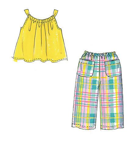 M5797 Girls' Summer Coordinates from Jaycotts Sewing Supplies