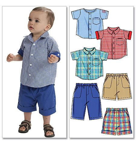 M6016 Infants' Shirts, Shorts & Pants from Jaycotts Sewing Supplies