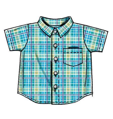 M6016 Infants' Shirts, Shorts & Pants from Jaycotts Sewing Supplies