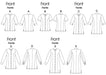 M6124 Misses'/Miss Petite/Women's/Women's Petite Shirts In 3 Lengths from Jaycotts Sewing Supplies