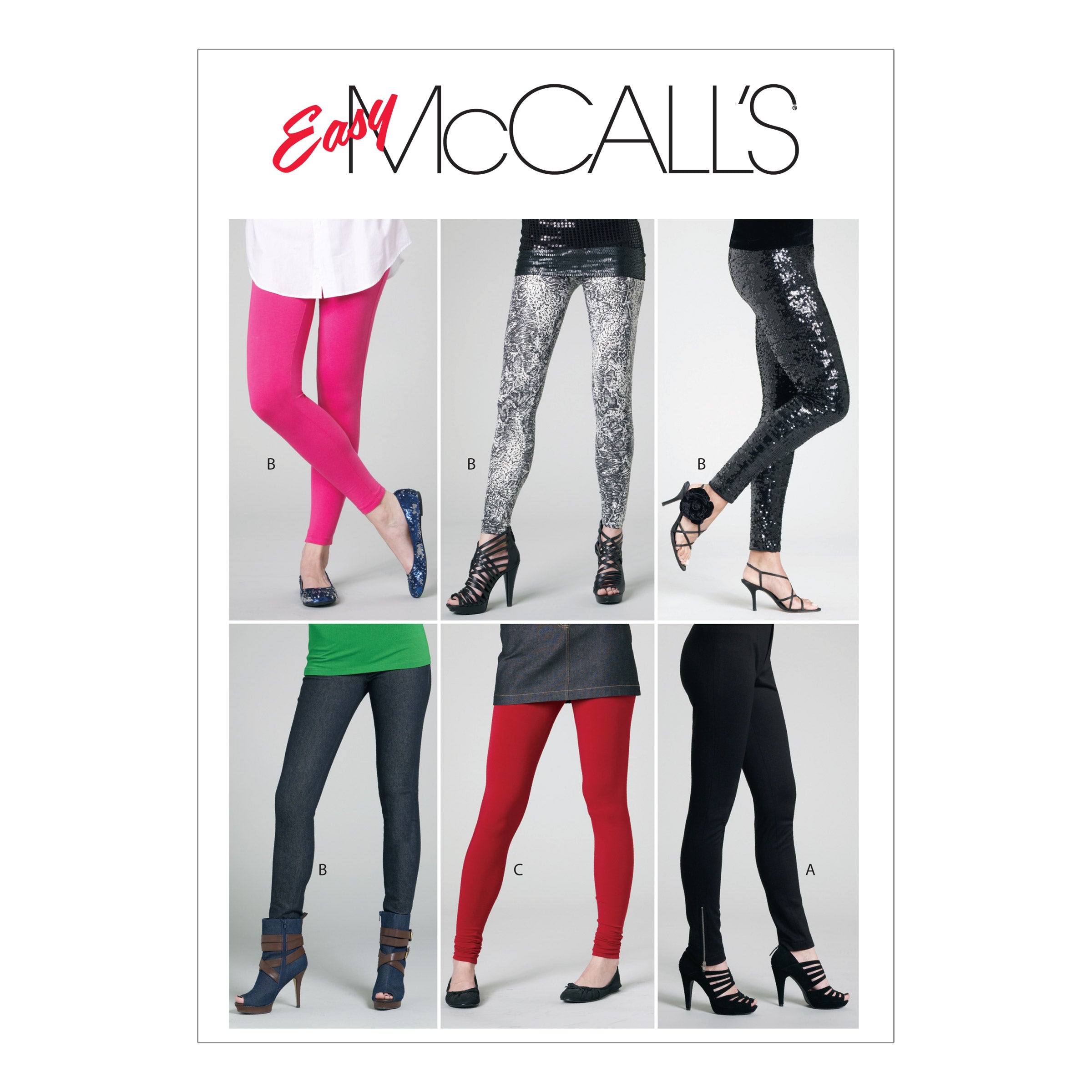 McCall's 6173 Misses'/Miss Petite Pants and Leggings Pattern from Jaycotts Sewing Supplies