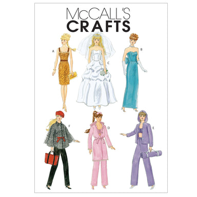 McCall's 6258 Fashion Clothes For 11" Doll from Jaycotts Sewing Supplies